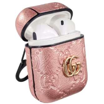 Gucci GG Style Leather ShockProof Case for Apple Airpods 1 & 2