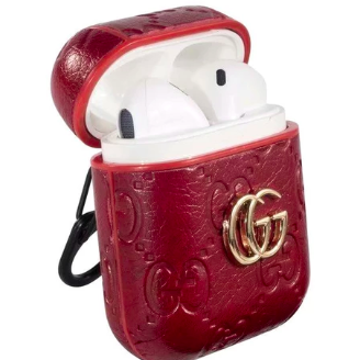 Gucci GG Style Leather ShockProof Case for Apple Airpods 1 & 2