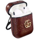 Gucci GG Style Leather ShockProof Case for Apple Airpods 1 & 2