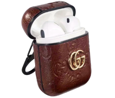 Gucci GG Style Leather ShockProof Case for Apple Airpods 1 & 2