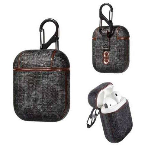 Gucci GG Style Black ShockProof Case for Apple Airpods 1 & 2
