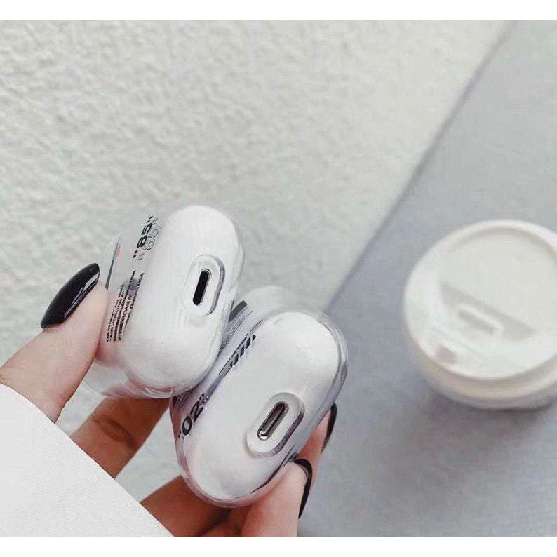 Nike Off-White Style Silicone ShockProof Case for Apple Airpods 1 & 2