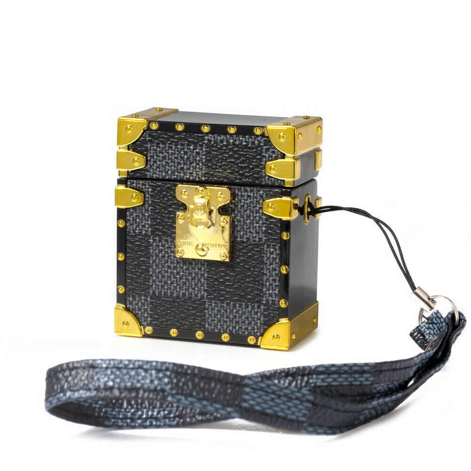 Trunk Design Leather ShockProof AirPods Case