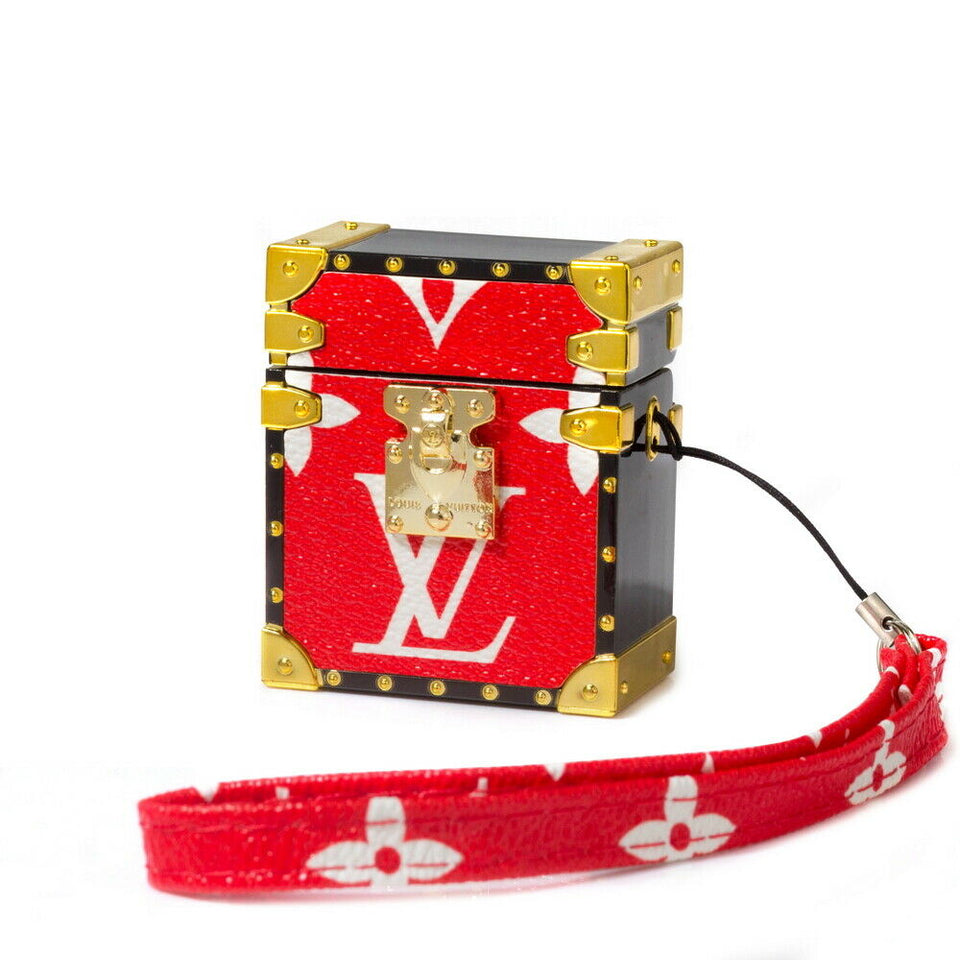 Trunk Design Leather ShockProof AirPods Case