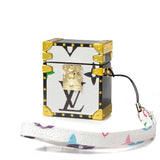 Trunk Design Leather ShockProof AirPods Case